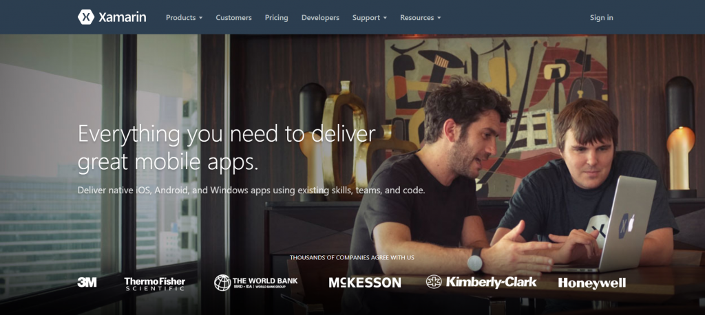 xamarin vs cordova