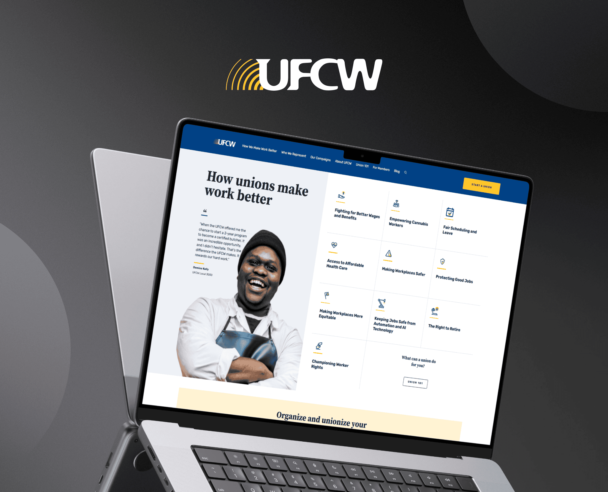 United Food & Commercial Workers Labor / Non-Profit custom software case study — Maxiom Technology