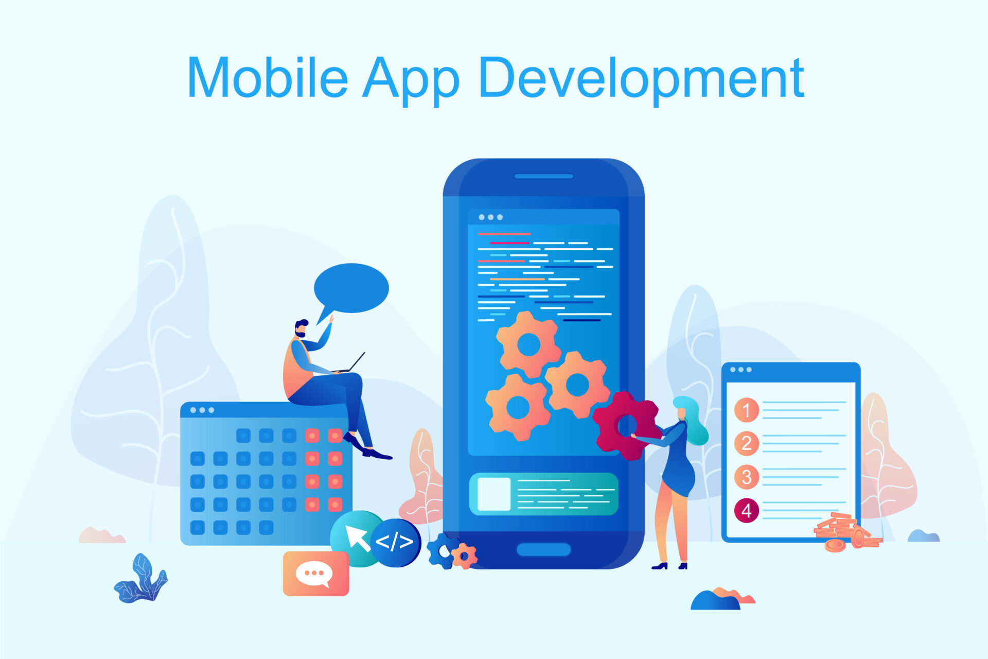 Mobile App Developers brainstorming ideas