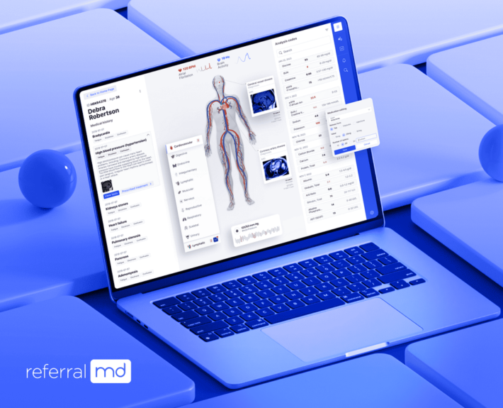 ReferralMD portfolio design thumbnail image